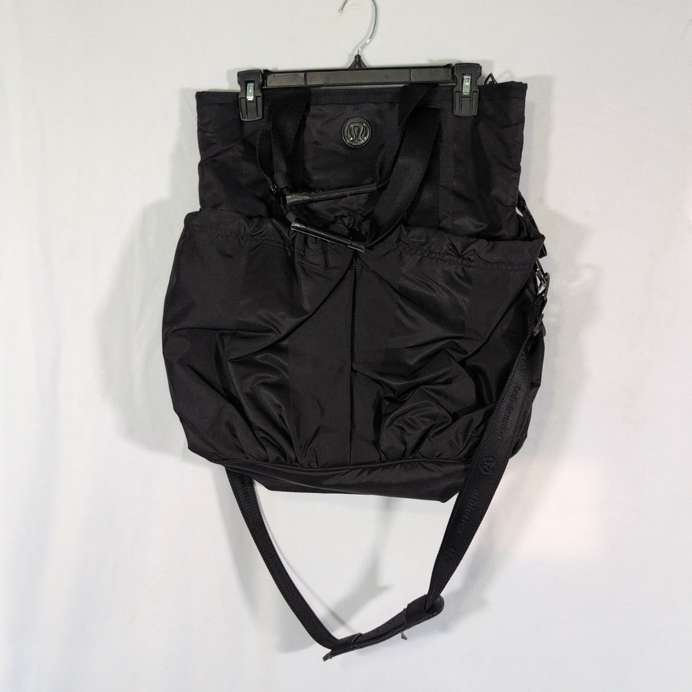 Lululemon Flow and Go Tote Bag Black Laptop School Work